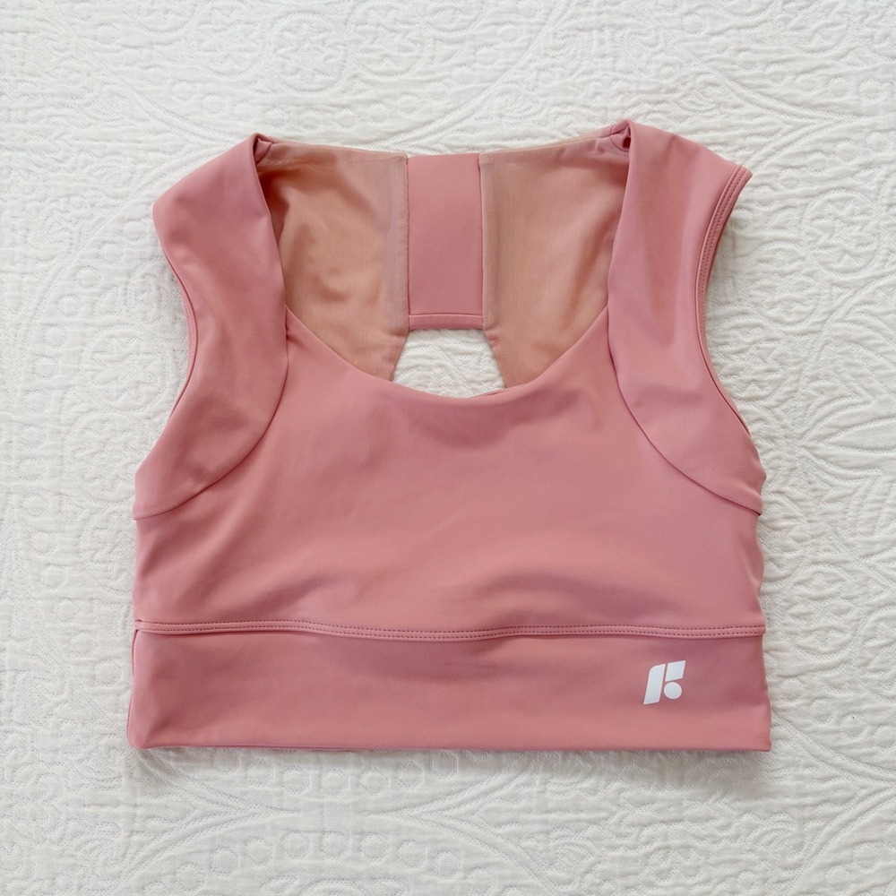 Forme Posture-Supporting Sports Bra, Rose Sz L